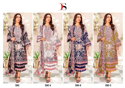 Niddle wonder by deepsy suits pure cotton with embroidered dress material catalogue at affordable rate salwar kameez catalogs