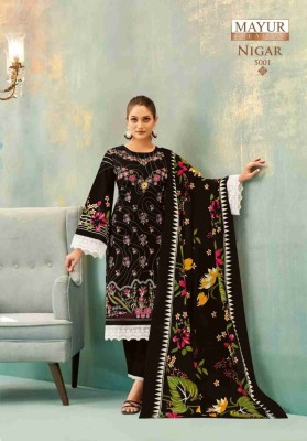 Nigar vol 5 by Mayur exclusive cotton printed unstitched dress material catalogue salwar kameez catalogs