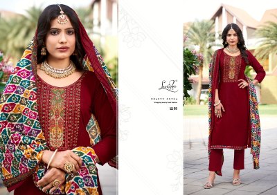 Nivisha vol 9 by Levisha reyon embroidered unstitched suit catalogue at affordable rate salwar kameez catalogs