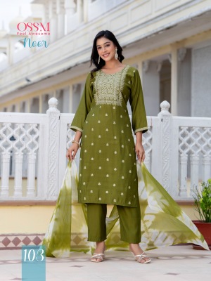 Noor by Ossm Exclusive printed kurti pant and dupatta catalogue readymade suit catalogs