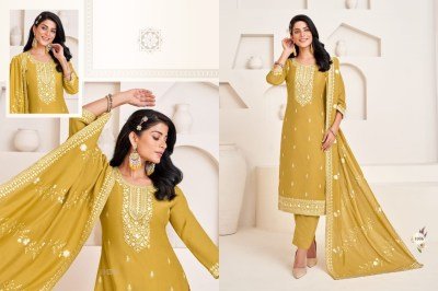 Noori by KF Exclusive Embroidered top pant with dupatta catalogue at affordable rate readymade suit catalogs