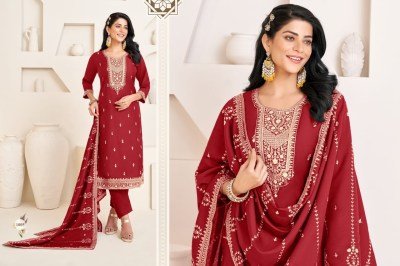 Noori by KF Exclusive Embroidered top pant with dupatta catalogue at affordable rate readymade suit catalogs
