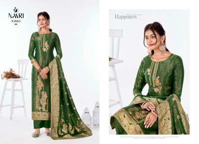 Nusarat by naari lunch exclusive jacquard salwar suit catalogue   salwar kameez catalogs