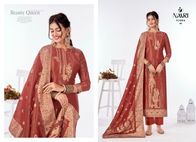 Nusarat by naari lunch exclusive jacquard salwar suit catalogue   salwar kameez catalogs