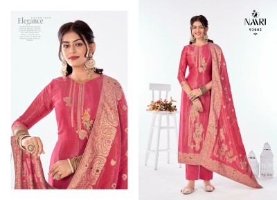 Nusarat by naari lunch exclusive jacquard salwar suit catalogue   salwar kameez catalogs