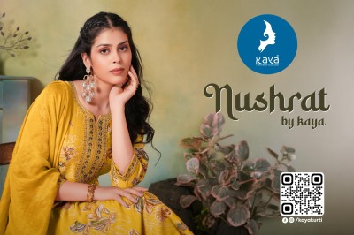 Nushrat by Kaya 3 piece Concept top bottom and dupatta catalogue at affordable rate readymade suit catalogs