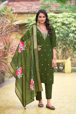 Nusrat by Ossm pure viscorse roman silk embroidered readymade suit catalogue readymade suit catalogs