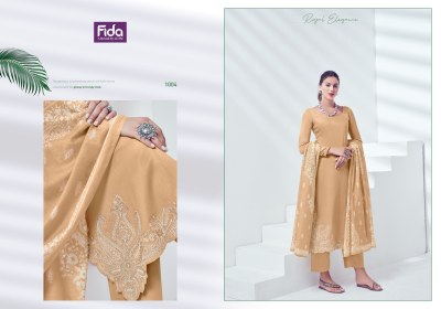 Nyura by Fida fancy embroidered unstitched salwar suit catalogue at affordable rate salwar kameez catalogs