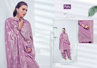 Nyura by Fida fancy embroidered unstitched salwar suit catalogue at affordable rate salwar kameez catalogs