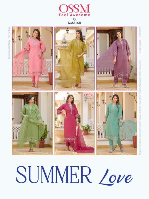 OSSM by Summer love premium cotton chikankari readymade suit catalogue at amaviexpo readymade suit catalogs