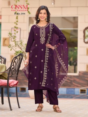 OSSM present Festive stories vol 2 heavy embroidered readymade suit catalogue at affordable rate readymade suit catalogs