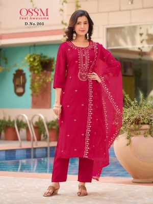 OSSM present Festive stories vol 2 heavy embroidered readymade suit catalogue at affordable rate readymade suit catalogs