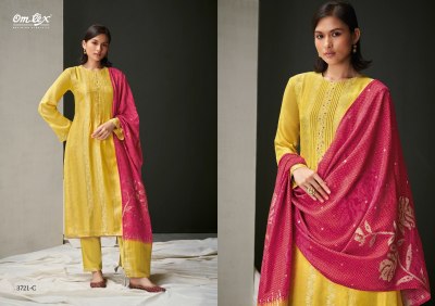 Om Tex by Dhaani mayfair silk jacquared with handwork unstitched dress material catalogue at low rate salwar kameez catalogs