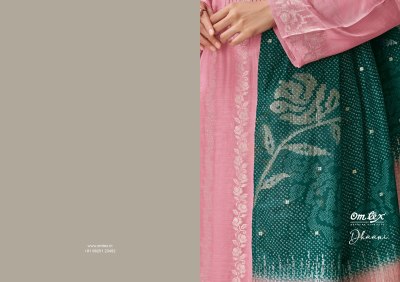 Om Tex by Dhaani mayfair silk jacquared with handwork unstitched dress material catalogue at low rate salwar kameez catalogs