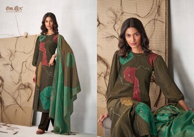 Om tex by Anivarya fancy rosemary silk digital printed unstitched dress material catalogue at wholesale rate salwar kameez catalogs