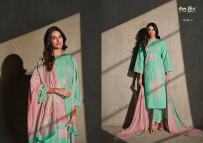 Omtex by Khyati fancy lawn cotton digital printed embroidered dress material catalogue salwar kameez catalogs