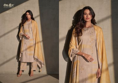 Omtex by Khyati fancy lawn cotton digital printed embroidered dress material catalogue salwar kameez catalogs