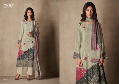 Omtex by suhagan premium muslin digital print with hand work pakisatani suit catalogue at amavi expo pakistani suit catalogs