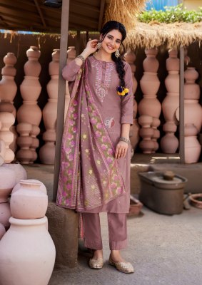 Once more vol 5 by Anju fabric Exclusive kurti pant and dupatta at low rate readymade suit catalogs