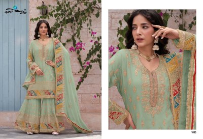 Orbit by your choice designer embroidered sharara suit catalogue at affordable rate readymade suit catalogs