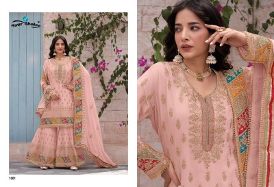 Orbit by your choice designer embroidered sharara suit catalogue at affordable rate readymade suit catalogs