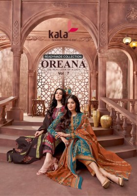 Oreana vol 7 by Kala Exclusive designer readymade suit catalogue at affordable rate kala