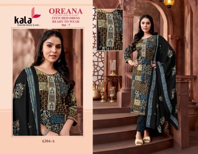 Oreana vol 7 by Kala Exclusive designer readymade suit catalogue at affordable rate readymade suit catalogs