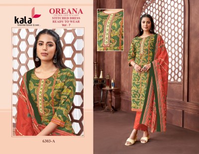 Oreana vol 7 by Kala Exclusive designer readymade suit catalogue at affordable rate readymade suit catalogs