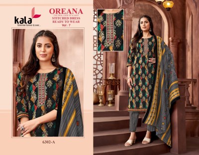 Oreana vol 7 by Kala Exclusive designer readymade suit catalogue at affordable rate readymade suit catalogs