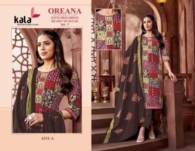 Oreana vol 7 by Kala Exclusive designer readymade suit catalogue at affordable rate readymade suit catalogs