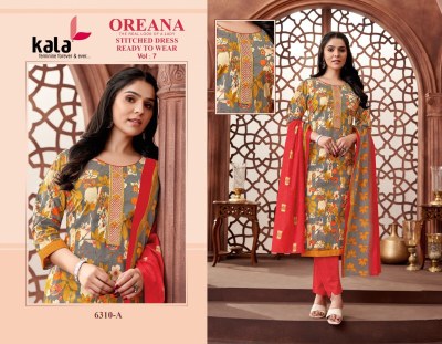 Oreana vol 7 by Kala Exclusive designer readymade suit catalogue at affordable rate readymade suit catalogs