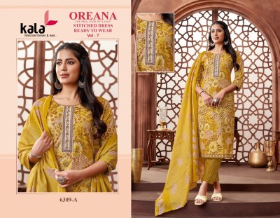 Oreana vol 7 by Kala Exclusive designer readymade suit catalogue at affordable rate readymade suit catalogs