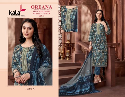 Oreana vol 7 by Kala Exclusive designer readymade suit catalogue at affordable rate readymade suit catalogs