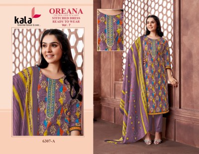 Oreana vol 7 by Kala Exclusive designer readymade suit catalogue at affordable rate readymade suit catalogs