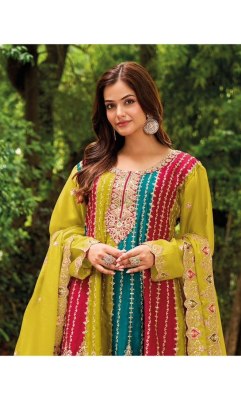 Orra 4 by Your choice heavy chinon festival fancy sharar suit catalogue at affordable rate Your choice