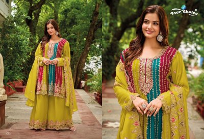 Orra 4 by Your choice heavy chinon festival fancy sharar suit catalogue at affordable rate readymade suit catalogs