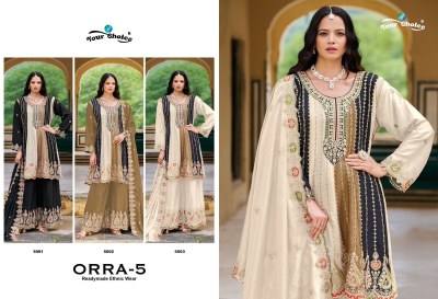 Orra 5 by Your Choice Heavy fancy Top Pant with dupatta collection  readymade suit catalogs