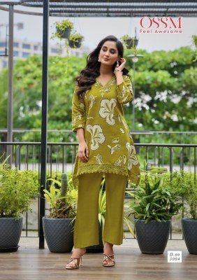 Ossm Lifestyle Vol 03 Festive Vetican Silk Print Kurti Mirror Embroidery And Lace Work Wholesale Product  kurtis catalogs
