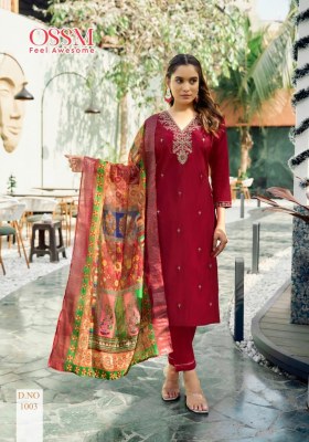 Ossm Rangat Viscos Roman Silk Readymade Suits wholesale  readymade suit catalogs