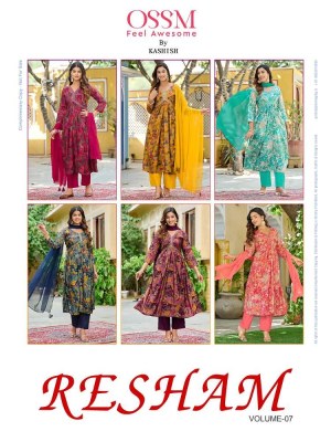 Ossm Resham Vol 7 Premium Collection Alia Cut Kurti Catalogue wholesaler   kurtis catalogs