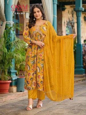 Ossm Resham Vol 8 Alia Cut Top Bottom Dupatta Set Wholesale Kurti catalogue  kurtis catalogs