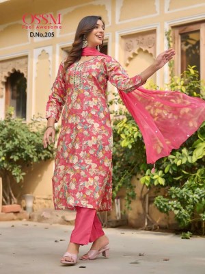 Ossm Sargam Vol 2 Fancy Straight Mirror Work Dresses With Pant and dupatta set wholesale Kurti catalogue   kurtis catalogs