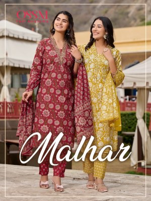 Ossm by Malhar premium cotton printed kurti pant and dupatta catalogue Ossm Kurti catalogue