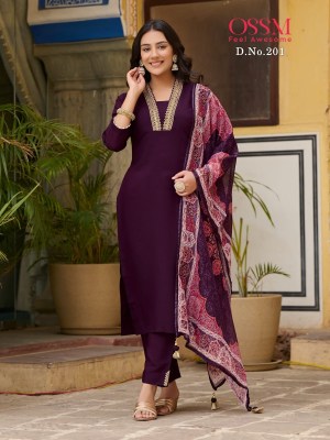 Ossm by Noorie vol 02 pure viscose roman silk embroidered readymade suit catalogue at amaviexpo.com readymade suit catalogs