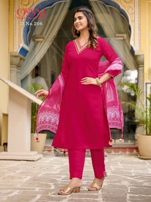 Ossm by Noorie vol 02 pure viscose roman silk embroidered readymade suit catalogue at amaviexpo.com readymade suit catalogs