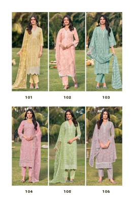 Ossm by Summer Style premium cotton embroidered readymade suit catalogue at affordable rate readymade suit catalogs