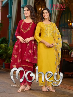 Ossm by mohey lunch a new fancy kurti pant and dupatta catlog at wholesale price  Ossm Kurti catalogue