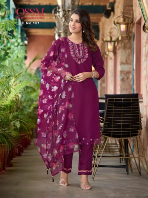 Ossm by mohey lunch a new fancy kurti pant and dupatta catlog at wholesale price  kurtis catalogs