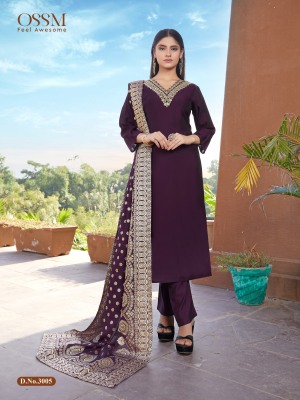 Ossm by monalisa vol 3 fancy kurti with pant with heavy dupatta at wholsale rate  kurtis catalogs