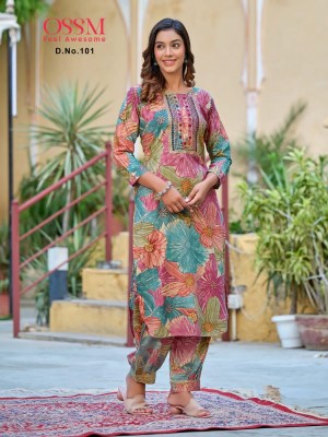 Ossm  maahi Premium Reyon Afghani collection of readymade printed kurti afghani pair catalogue kurtis catalogs